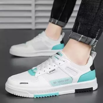 Модные кроссовки для мужчин, летние новые повседневные сетчатые кроссовки для студентов, модные повседневные кроссовки для занятий на открытом воздухе, универсальные кроссовки для мужчин с мягкой подошвой Zapatos 39 красный