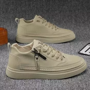 Модные кроссовки для скейтборда, повседневные туфли, мокасины, ботильоны, спортивные и досуговые мужские кроссовки на осень, повседневная обувь, спортивная обувь на платформе, модные 39 белый