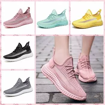 Модные кроссовки фруктового цвета, женские легкие и дышащие кроссовки, теннисная обувь 36 чёрный