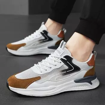 Модные кроссовки на шнуровке для ходьбы на открытом воздухе, нескользящие мужские кроссовки с мягкой подошвой, повседневная обувь для бега, бесплатная доставка 39