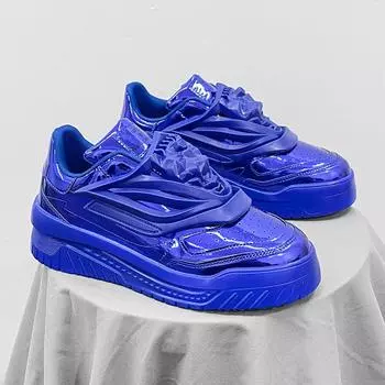 Модные кроссовки повседневные мужские кроссовки с мягкой подошвой модные кроссовки из микрофибры и кожи с дышащей подошвой на плоской платформе с увеличенной высотой 39