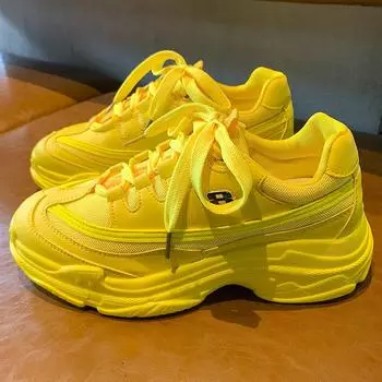 Модные кроссовки ярких цветов; удобная повседневная обувь с вентиляцией и сеткой; кроссовки Ulzzang Shoes