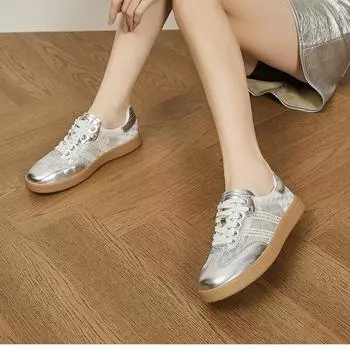 Модные кроссовки с круглым носком и неглубоким горлом, дышащие, с плоским дном, легкие, удобные, повседневные, из вулканизированной ткани, для бега 35