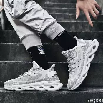 Модные кроссовки унисекс, летние дышащие мужские кроссовки на плоской подошве, нескользящие, женские, повседневные, для тренировок в спортзале, размер 36-46 38 зелёный