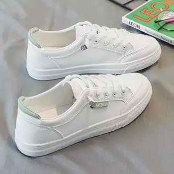 Модные кроссовки, женская кожаная повседневная обувь, удобная женская вулканизированная обувь, женские кроссовки на шнуровке 39