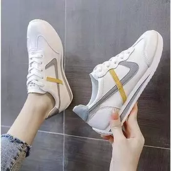 Модные кроссовки женские новые спортивные туфли женские маленькие белые туфли модные удобные кроссовки универсальные легкие повседневные кроссовки 35 красный