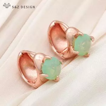 Модные круглые серьги-капли с кристаллами для женщин, свадебные серьги цвета розового золота, элегантные ювелирные изделия, серьги с кубическим цирконием