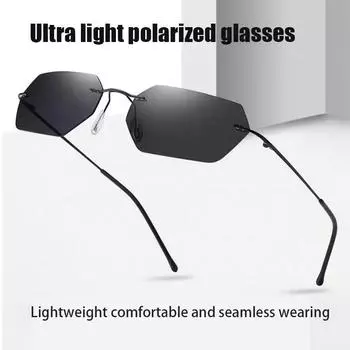 Модные крутые солнцезащитные очки Matrix, сверхлегкие, без оправы, многоугольные, мужские, для вождения, солнцезащитные очки, женские, для вечеринок