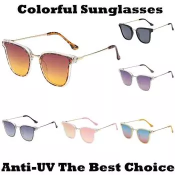 Модные крутые солнцезащитные очки унисекс с цветной поляризованной цветной пленкой