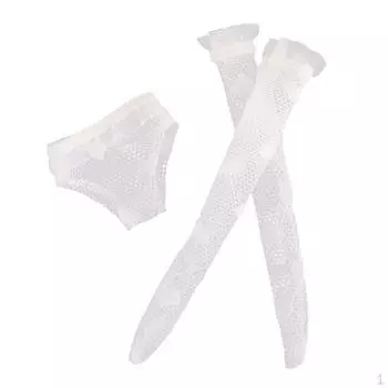 Модные кружевные чулки, носки для 12-дюймовой куклы нео, аксессуары белого цвета