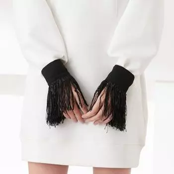 Модные кружевные манжеты, декоративные рукава для девочек-подростков, съемные накладные рукава, удлиненные манжеты, модные накладные манжеты с оборками