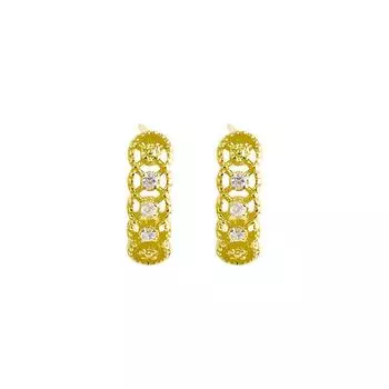 Модные кружевные свежие серьги для женщин французские девчачьи нишевые новые серьги