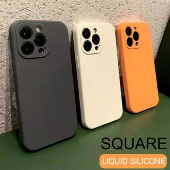 Чехлы из жидкого силикона Fashion Square со вставкой из ткани для iPhone 11 12 13 14 15 16 Pro Max Plus Mini, чехлы для iPhone X XR XS MAX 7 8 6 6s iPhone XR фиолетовый
