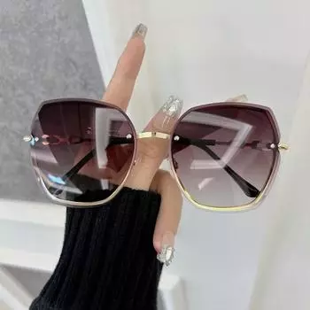 Модные квадратные дизайнерские солнцезащитные очки для женщин и мужчин, градиентные цветные солнцезащитные очки для женщин и мужчин, брендовые модные очки Oculos De Sol other