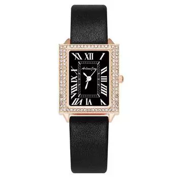 Модные квадратные женские часы с бриллиантами, женские часы с ремешком, женские часы, цельная поставка белый