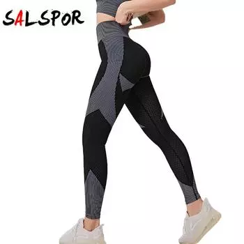 Модные леггинсы пуш-ап, женские леггинсы для йоги с высокой талией и принтом Таро