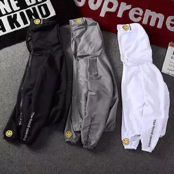 Модные легкие бейсбольные куртки унисекс весна-осень 2024 года с защитой от солнца Extra Extra Large чёрный