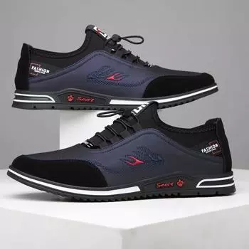 Модные легкие мужские кроссовки с мягкой подошвой, повседневная мужская обувь, удобные ленивые туфли на плоской подошве, новые мужские спортивные туфли Erkek Ayakkab45 37