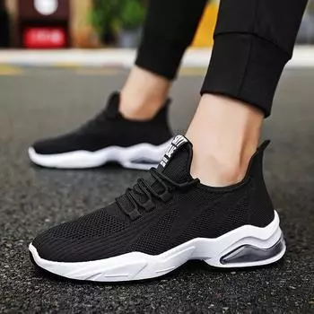 Модные легкие мужские повседневные туфли, дышащие мужские кроссовки для бега, сетчатые удобные теннисные туфли, спортивная обувь для бега на открытом воздухе 39