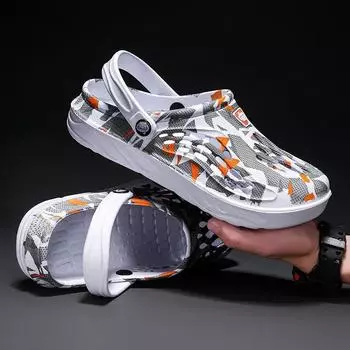 Модные легкие плоские мужские туфли большого размера, повседневные мужские летние сандалии, модные удобные мужские тапочки для походов, серфинга, пляжные сандалии для мужчин 38