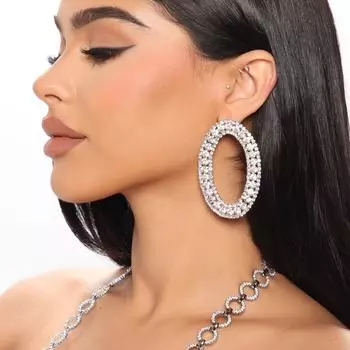 Модные легкие роскошные симметричные серьги с бриллиантами женские серьги серебряный