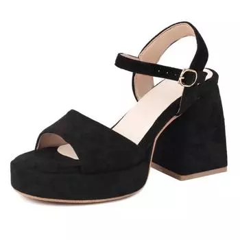 Модные летние босоножки, туфли для женщин, шлепанцы большого размера на платформе, модные черные, розовые, на высоком каблуке, для танцев, свадеб, для женщин 34 бежевый