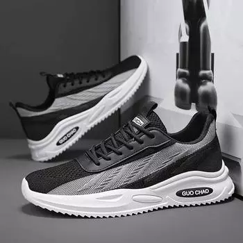 Модные летние дышащие кроссовки 2024 года для мужчин, кроссовки для бега, спортивные противоскользящие кроссовки с мягкой подошвой для фитнеса, повседневные сетчатые кроссовки 39 белый