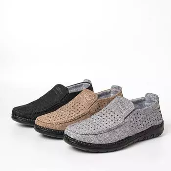 Модные летние дышащие удобные сетчатые мужские кроссовки для бега, кроссовки для любителей ходьбы на открытом воздухе, легкие кроссовки для мужчин 6.5 чёрный