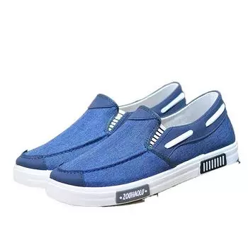 модные летние мужские повседневные туфли из парусины, дышащие кроссовки без застежек для мужчин, мягкие удобные туфли на плоской подошве для диких мужчин, модные мокасины для мужчин 39