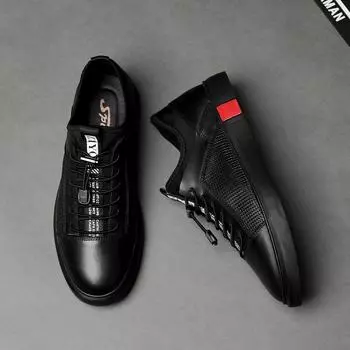 Модные летние мужские туфли из натуральной кожи, роскошные, ручной работы, удобные, для ходьбы, спортивные туфли, дышащие, для бега, тенниса, мужские и мужские 36