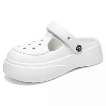 Модные летние нескользящие тапочки для ванной, женские домашние сандалии с мягкой подошвой для улицы и дома, для пляжа, повседневные сандалии с толстой подошвой, новые дизайнерские 36-37