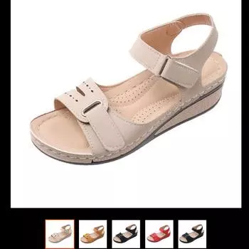 модные летние сандалии на плоской подошве для женщин 5 цветов сандалии разноцветные ретро цветы шлепанцы женские тапочки сандалии женские туфли на платформе 35 бежевый