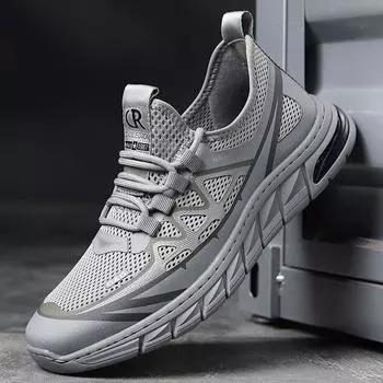 Модные летние сетчатые повседневные мужские кроссовки с мягкой подошвой, дизайнерская обувь для мужчин, модные летние и осенние кроссовки Zapatillas De Deporte 38