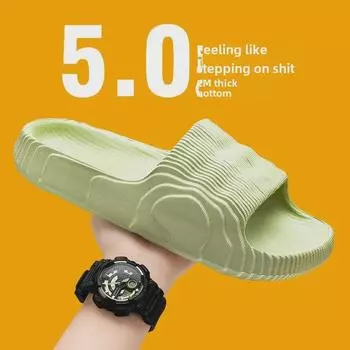 «Модные летние шлепанцы большого размера — толстая подошва, повседневные кокосовые сандалии для пар» 41/42 оранжевый