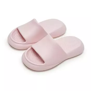 Модные летние тапочки для мужчин и женщин, домашние сандалии EVA 2024, высокие, мягкие, трендовые шлепанцы, легкая пляжная обувь, тапочки для дома, большой размер 45 35-36 серый