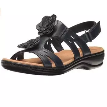 Модные летние туфли с открытым носком, женские повседневные сандалии на танкетке с цветочным принтом, удобные римские женские сандалии больших размеров 43 43 красный