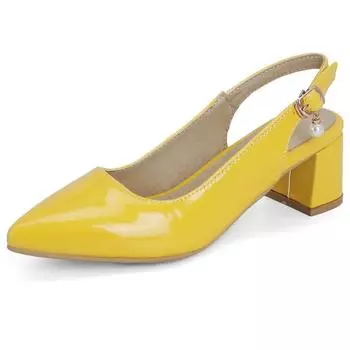 Модные летние женские босоножки с ремешками сзади, модные розово-желтые белые туфли для девочек, милые свадебные туфли на среднем каблуке для женщин, больших размеров 34 чёрный