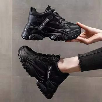 Модные летние женские кроссовки с толстой подошвой и сетчатым дышащим эффектом, увеличивающие рост, на 7 см, для активного отдыха, нескользящие, повседневные кроссовки 34