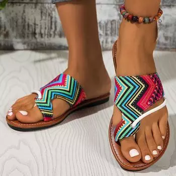 модные летние женские тапочки с круглым носком на плоской подошве для женщин пляжные шлепанцы на открытом воздухе повседневные нескользящие сандалии сандалии без застежек 36 небесно-голубой