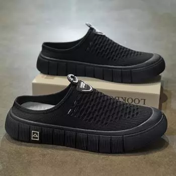 Модные лоферы с низким верхом из ткани, летние, вентилируемые, износостойкие, повседневные, мужские кроссовки, мягкие и удобные, для спорта и отдыха, новые 39 серый