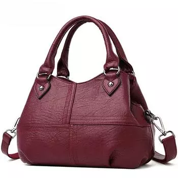 Модные лоскутные сумки через плечо из овчины, женские кожаные женские сумки, женские кожаные сумки, женские ручные сумки (20cm<Max Length<30cm)