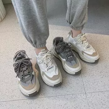 Модные лоскутные женские кроссовки, вулканизированная обувь, осенние кроссовки на платформе, дышащая женская обувь, повседневная женская обувь 35 бежевый