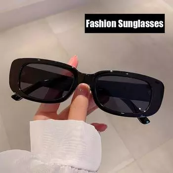 Модные маленькие прямоугольные солнцезащитные очки унисекс для женщин и мужчин, спортивные солнцезащитные очки, новые защитные очки для глаз UV400 AS PICTURE