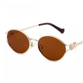 Модные маленькие солнцезащитные очки брендовые дизайнерские металлические женские очки с диоптриями в оправе с защитой от ультрафиолета мужские очки Oculos De Sol