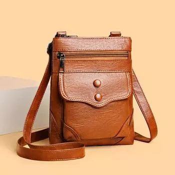 Модные маленькие сумки через плечо из искусственной кожи для женщин 2024 года, зимняя сумка через плечо, клатч, женские кошельки и сумки для телефонов белый