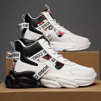 Модные массивные туфли с цветными блоками, удобные нескользящие прочные кроссовки на мягкой подошве со шнуровкой для мужчин, занимающихся активным отдыхом 36 озеро синий