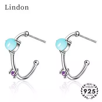 Модные медные серьги Lindon с серьгами-каплями для женской свадьбы