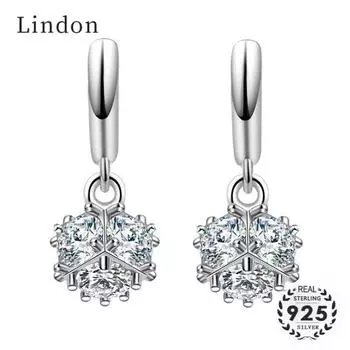 Модные медные серьги Lindon, ювелирные изделия для женщин, свадебный подарок