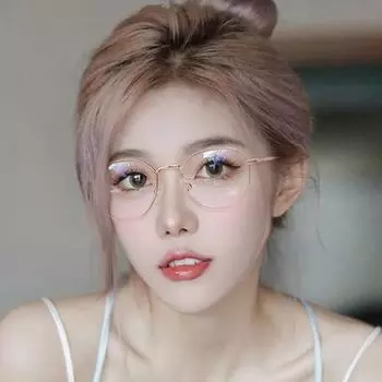 Модные металлические многоугольники с защитой от синего света, женские винтажные компьютерные очки для защиты глаз, круглые простые очки