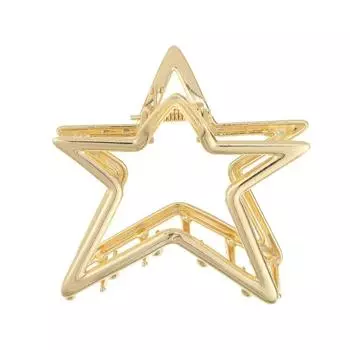 Модные металлические полые заколки для волос в виде звезды, пентаграммы, милые, крутые, очаровательные, трендовые, для женщин, Y2k, аксессуары для волос